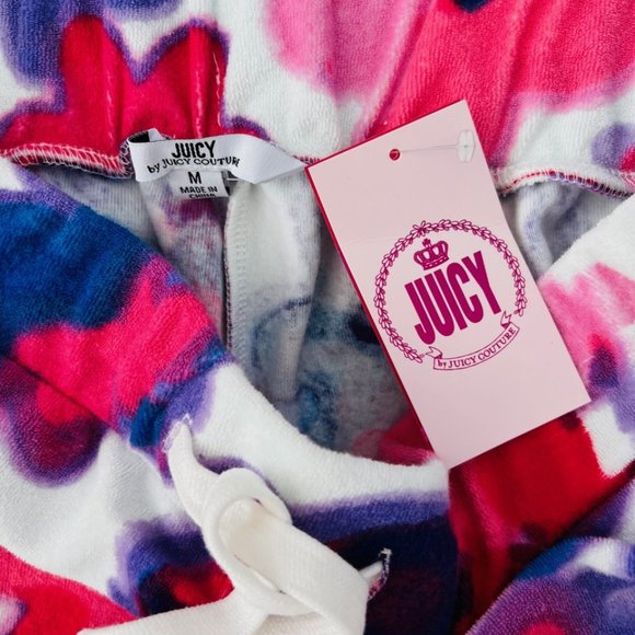 Juicy Couture All Over Floral Terry Jogger Sweatpant - Picture 3 of 4